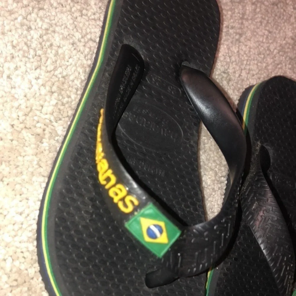 Havaianas Kids 25-26 Black‎ Flip Flops